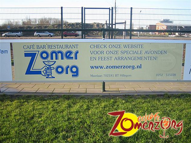 Zomerzorg reklamebord fc VVC (Football Club Vennepse Voetbal Combinatie).JPG